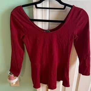 Express Women's Red Blouse